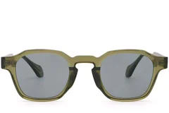 BS2503-0287_Green_Geometric_Plastic_Sunglasses_front