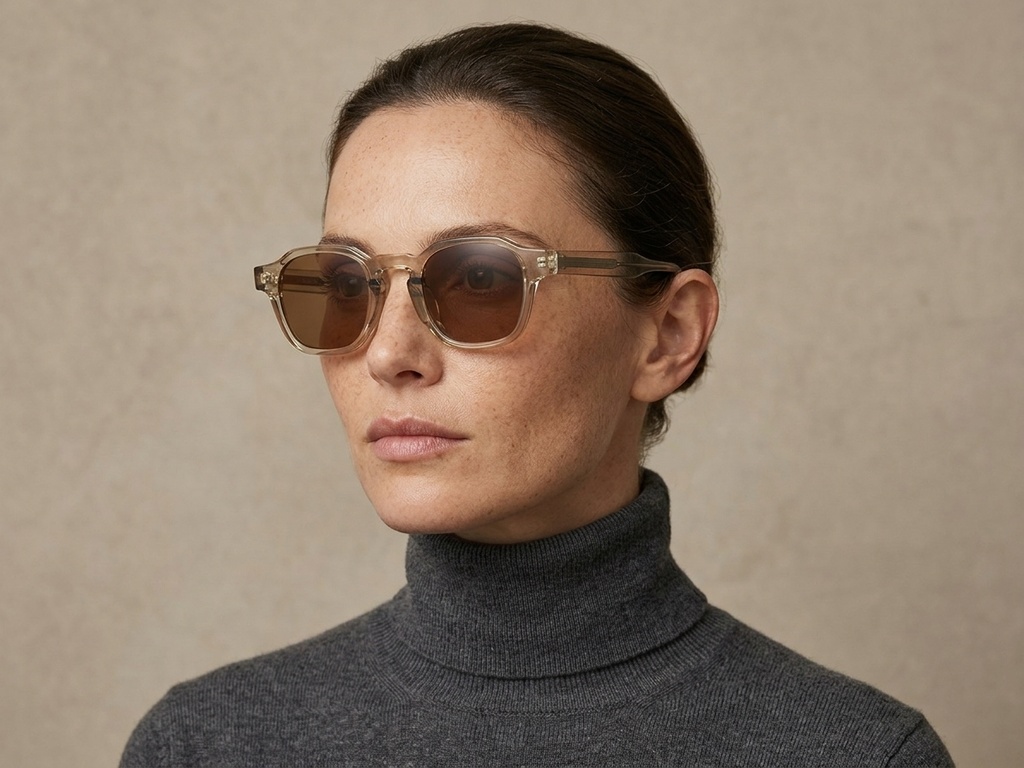 BS2503-0288_Brown_Geometric_Plastic_Sunglasses-tryon_female