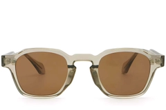 BS2503-0288_Brown_Geometric_Plastic_Sunglasses_front