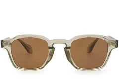 BS2503-0288_Brown_Geometric_Plastic_Sunglasses_front