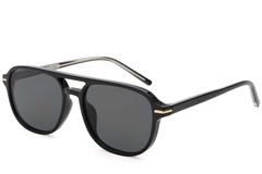 Aviator Black Plastic Sunglasses #BS2503-0290