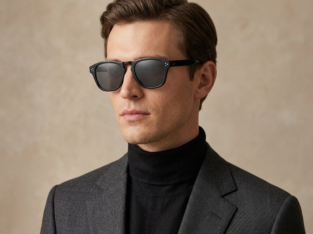 BS2503-0296_Black_Rectangular_Plastic_Sunglasses-tryon_male