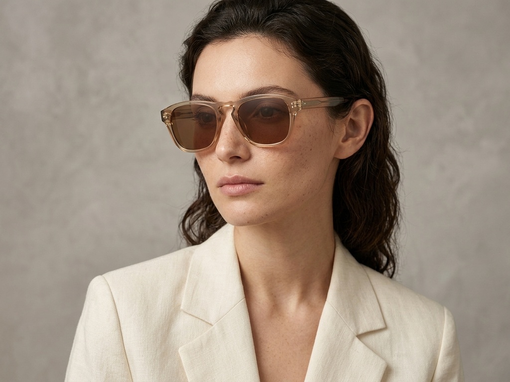 BS2503-0300_Brown_Rectangular_Plastic_Sunglasses-tryon_female