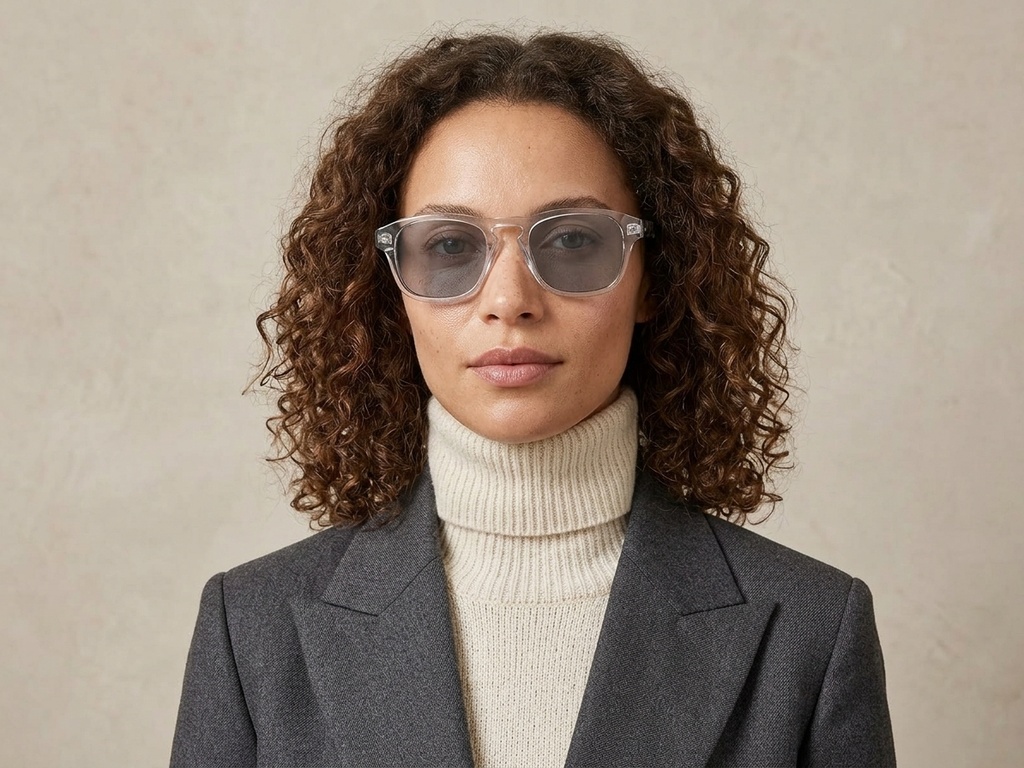 BS2503-0301_Transparent_Rectangular_Plastic_Sunglasses-tryon_female