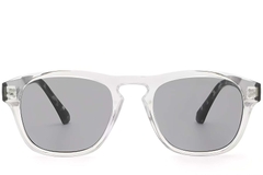 BS2503-0301_Transparent_Rectangular_Plastic_Sunglasses_front