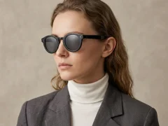 BS2503-0302_Black_Oval_Plastic_Sunglasses-tryon_female