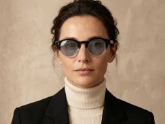 BS2503-0305_Black_Oval_Plastic_Sunglasses-tryon_female