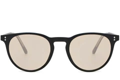 BS2503-0308_Black_Oval_Plastic_Sunglasses_front