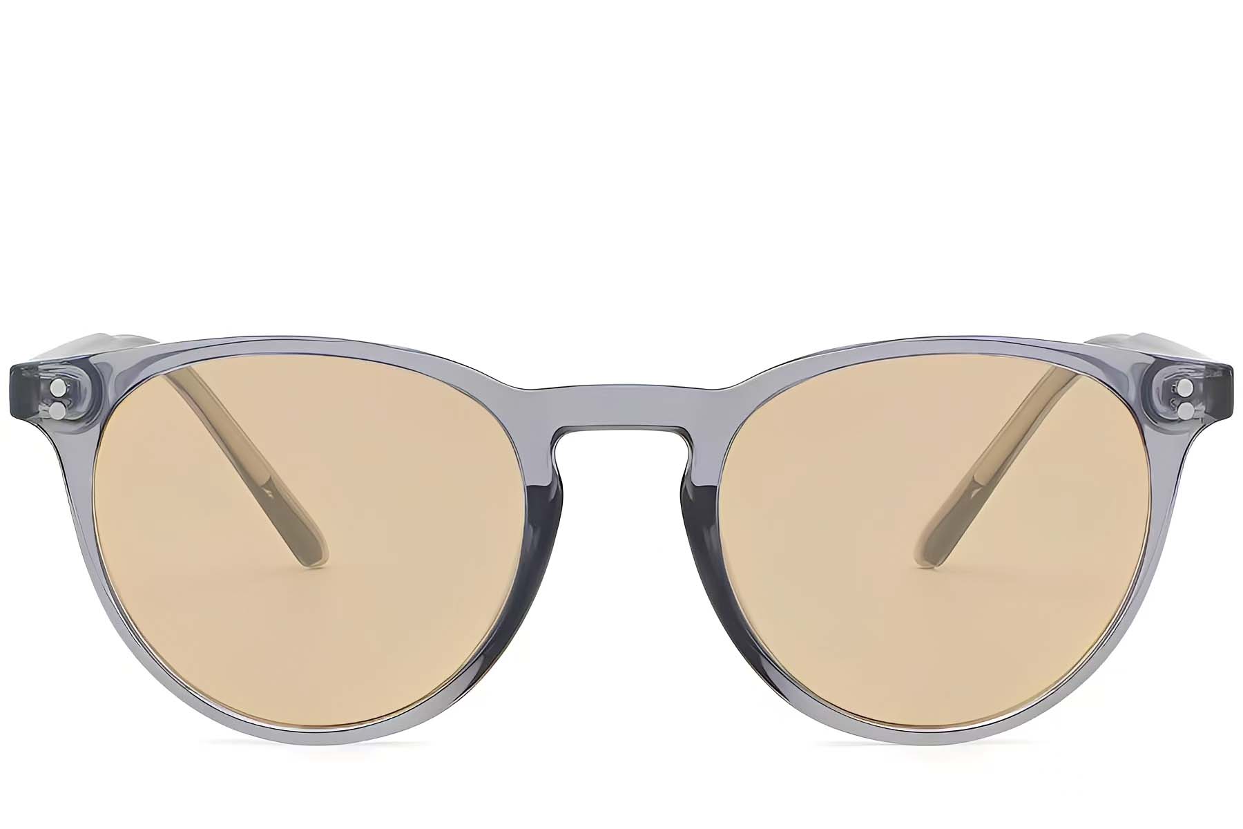 BS2503-0309_Purple_Oval_Plastic_Sunglasses_front