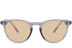 BS2503-0309_Purple_Oval_Plastic_Sunglasses_front