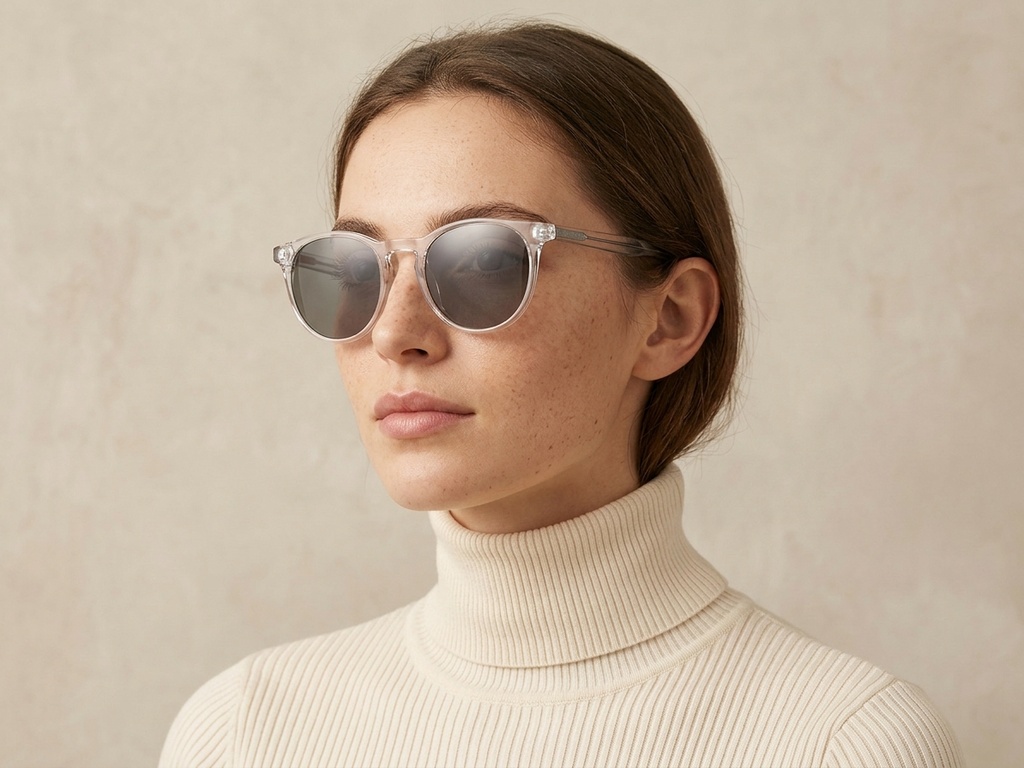 BS2503-0310_Transparent_Oval_Plastic_Sunglasses-tryon_female