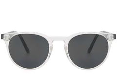 BS2503-0310_Transparent_Oval_Plastic_Sunglasses_front