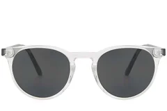 BS2503-0310_Transparent_Oval_Plastic_Sunglasses_front