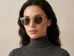 BS2503-0311_Grey_Oval_Plastic_Sunglasses-tryon_female