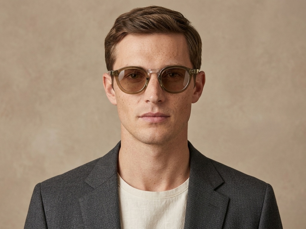 BS2503-0314_Brown_Oval_Plastic_Sunglasses-tryon_male