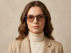 BS2503-0316_Purple_Oval_Plastic_Sunglasses-tryon_female