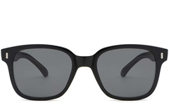 BS2503-0317_Black_Rectangular_Plastic_Sunglasses_front