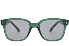 BS2503-0320_Green_Rectangular_Plastic_Sunglasses_front