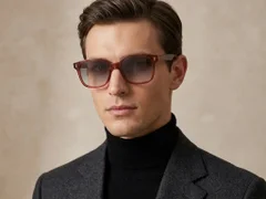 BS2503-0321_Red_Rectangular_Plastic_Sunglasses-tryon_male