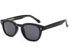 Oval Black Plastic Sunglasses #BS2503-0323