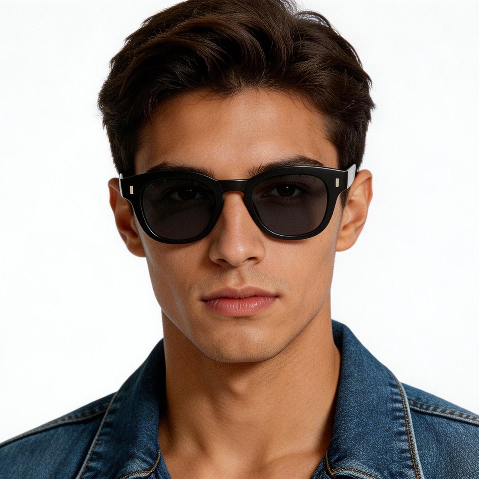 bs2503-0323_black_oval_plastic_sunglasses_model