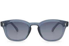 BS2503-0324_Blue_Oval_Plastic_Sunglasses_front