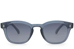 BS2503-0324_Blue_Oval_Plastic_Sunglasses_front