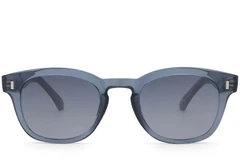 BS2503-0324_Blue_Oval_Plastic_Sunglasses_front