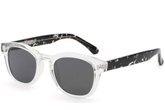 Oval Transparent Plastic Sunglasses #BS2503-0328