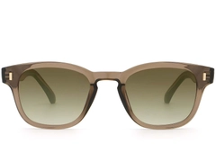 BS2503-0333_Brown_Oval_Plastic_Sunglasses_front