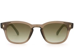 BS2503-0333_Brown_Oval_Plastic_Sunglasses_front