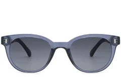 BS2503-0336_Blue_Oval_Plastic_Sunglasses_front