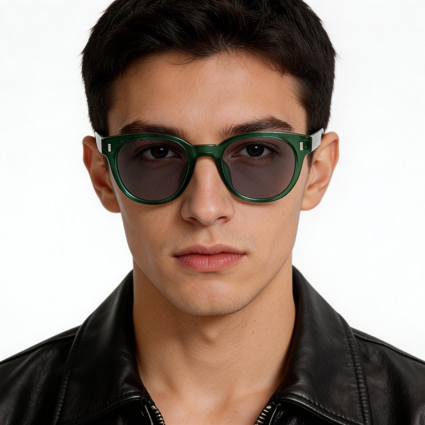 bs2503-0338_green_oval_plastic_sunglasses_model