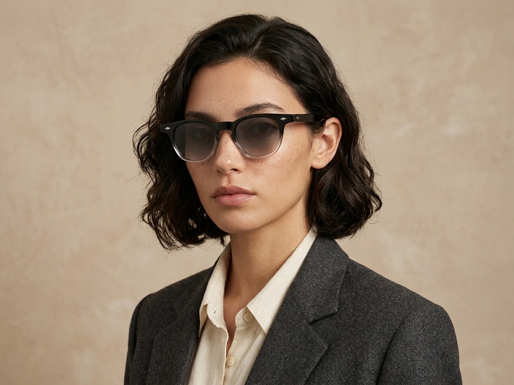 BS2503-0341_Black_Oval_Plastic_Sunglasses-tryon_female