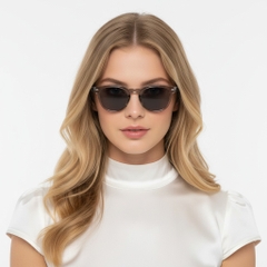 BS2503-0345_Grey_Oval_Plastic_Sunglasses_model