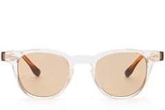BS2503-0346_Transparent_Oval_Plastic_Sunglasses_front