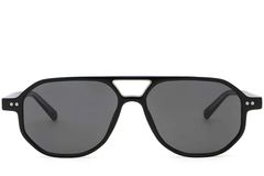 BS2503-0347_Black_Aviator_Plastic_Sunglasses_front