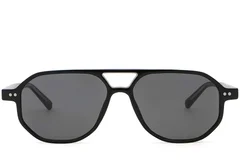 BS2503-0347_Black_Aviator_Plastic_Sunglasses_front