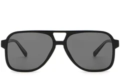BS2503-0353_Black_Aviator_Plastic_Sunglasses_front