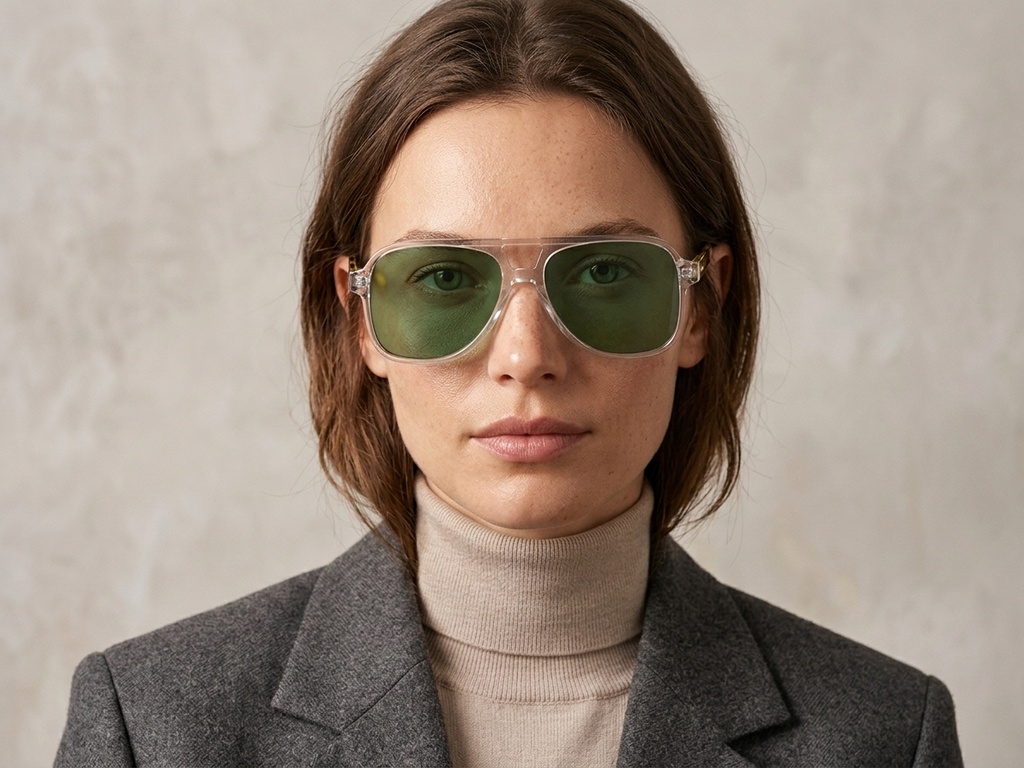 BS2503-0358_Transparent_Aviator_Plastic_Sunglasses-tryon_female