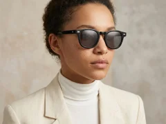 BS2503-0359_Black_Oval_Plastic_Sunglasses-tryon_female