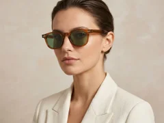BS2503-0363_Brown_Oval_Plastic_Sunglasses-tryon_female