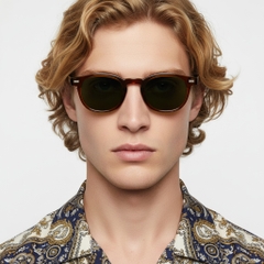 BS2503-0363_Brown_Oval_Plastic_Sunglasses_model