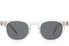 BS2503-0364_Transparent_Oval_Plastic_Sunglasses_front