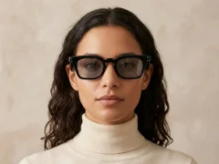BS2503-0365_Black_Rectangular_Plastic_Sunglasses-tryon_female