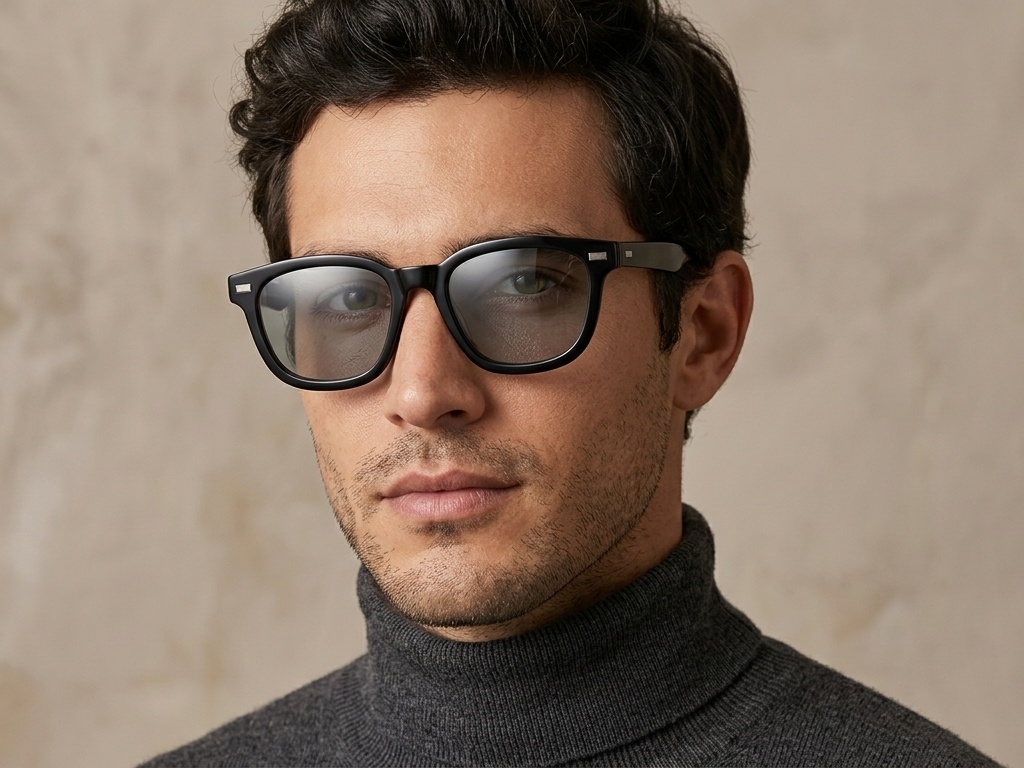 BS2503-0370_Black_Rectangular_Plastic_Sunglasses-tryon_male