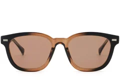 BS2503-0375_Brown_Rectangular_Plastic_Sunglasses_front