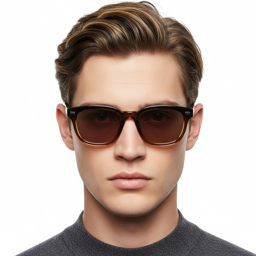 BS2503-0375_Brown_Rectangular_Plastic_Sunglasses_model