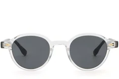 BS2503-0380_Transparent_Oval_Plastic_Sunglasses_front