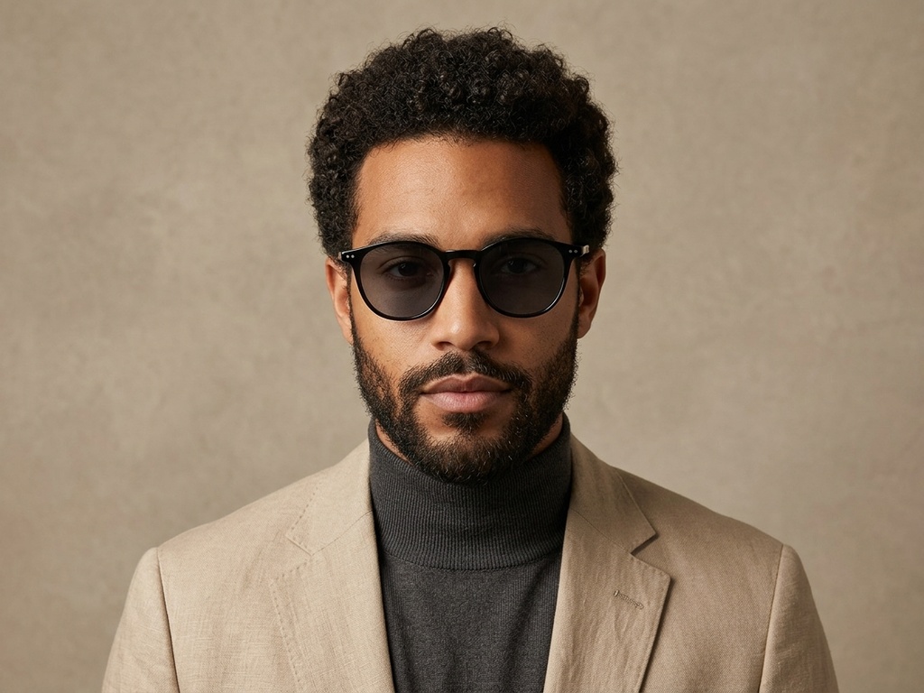 BS2503-0381_Black_Oval_Plastic_Sunglasses-tryon_male